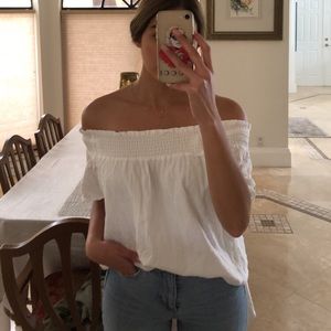 🟠Current/Elliott White Summer Shirt